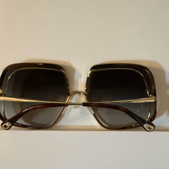 Chloe Black and Gold Sunglasses - Picture 2 of 3